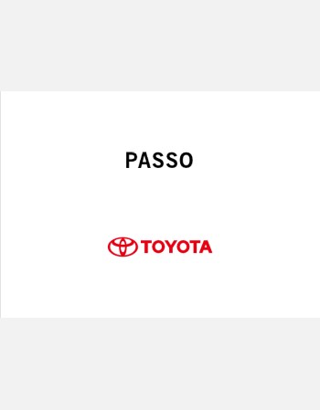 toyota passo 2017-2018 owners manual in english